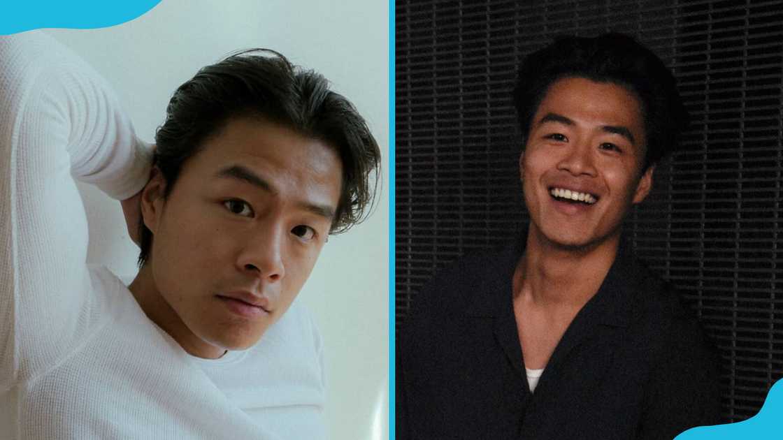 Wern Lee poses for a photo (L). Wern Lee is laughing (R) Wern Lee poses for a photo (L). Wern Lee is laughing (R)
