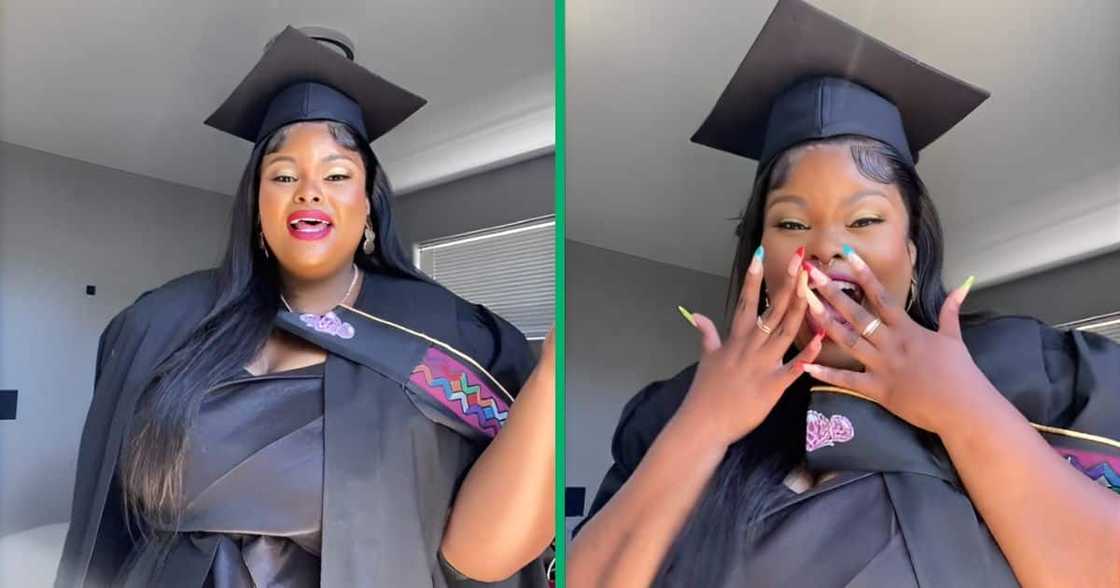 woman graduates as dentist