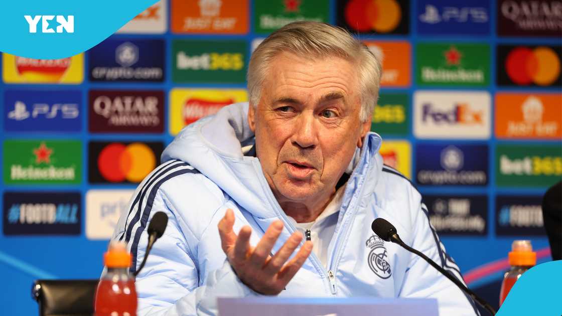 Carlo Ancelotti's Real Madrid sealed a 3-2 advantage in the tie against Manchester City ahead of what promises to be an exciting return leg clash in Madrid. Carlo Ancelotti's Real Madrid sealed a 3-2 advantage in the tie against Manchester City ahead of what promises to be an exciting return leg clash in Madrid.