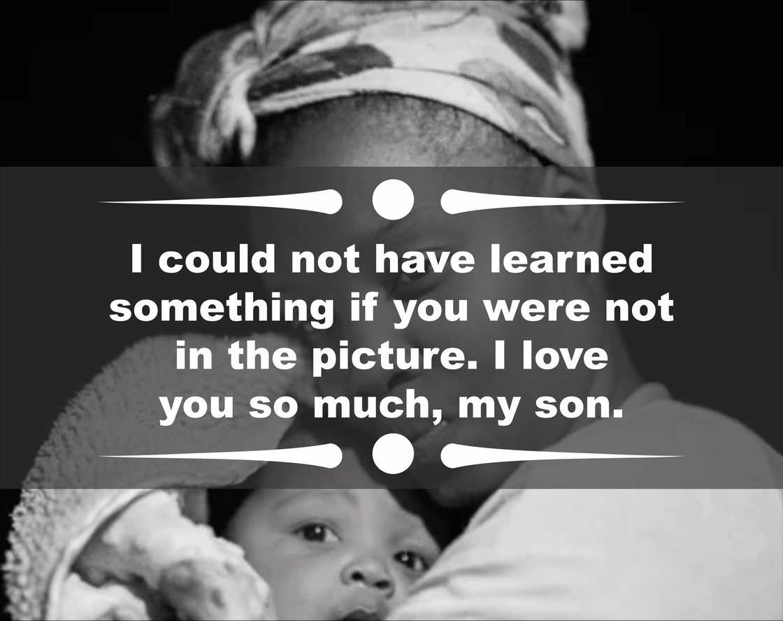 I love you son I love you son