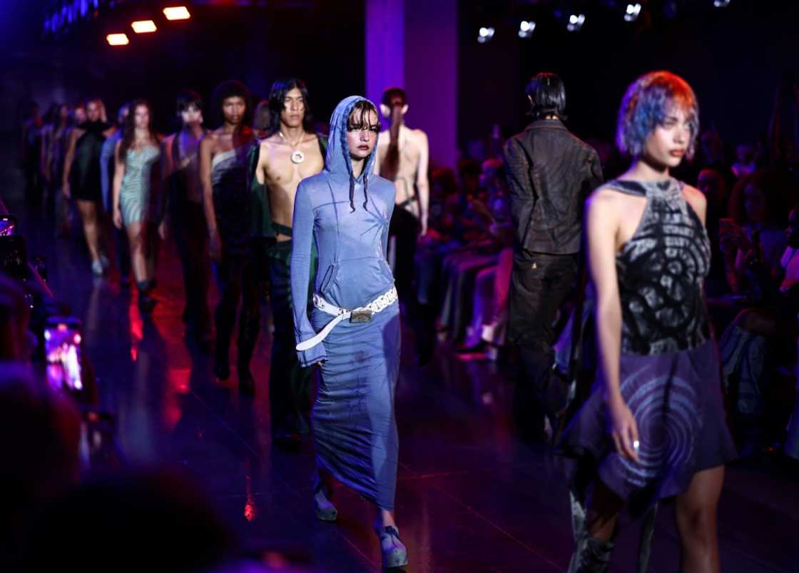 Ukrainian designer Masha Popova is best known for her work with denim Ukrainian designer Masha Popova is best known for her work with denim