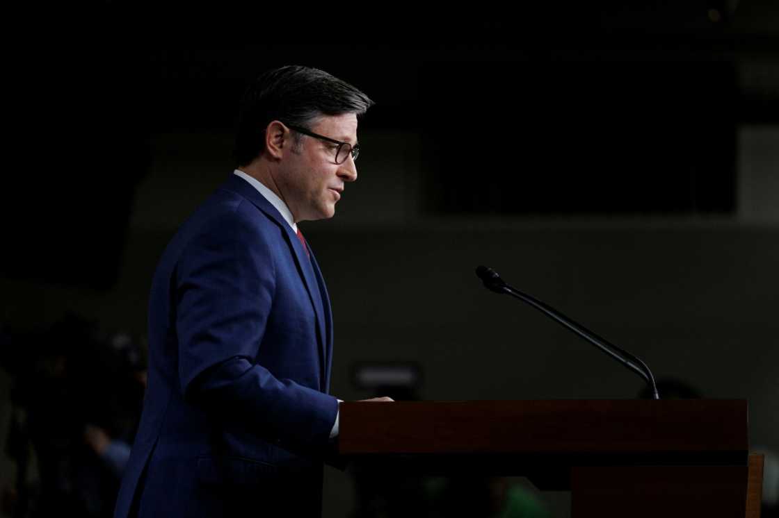 House Speaker Mike Johnson said an end was in sight after lawmakers reached a deal over the government shutdown