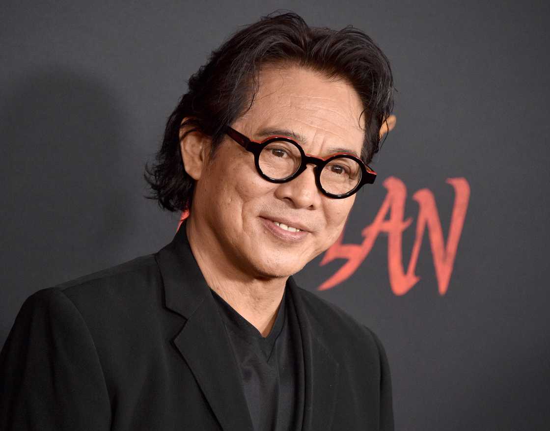 Jet Li attends the Premiere Of Disney's "Mulan" in Hollywood, California Jet Li attends the Premiere Of Disney's "Mulan" in Hollywood, California