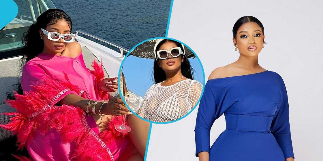 Serwaa Amihere's sister slays in sassy swimwear Serwaa Amihere's sister slays in sassy swimwear