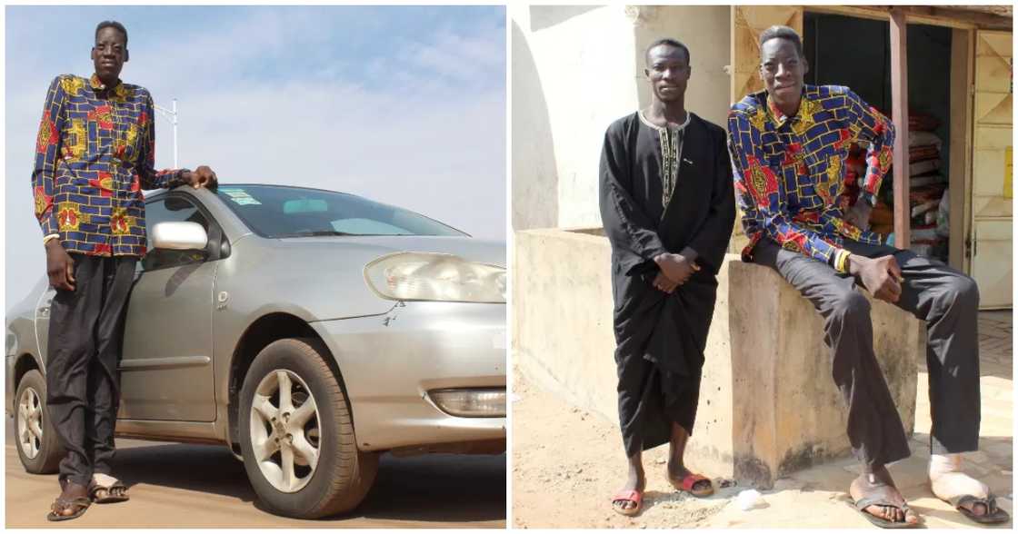 Ghana's tallest man says he depends on benevolence of people to eat Ghana's tallest man says he depends on benevolence of people to eat