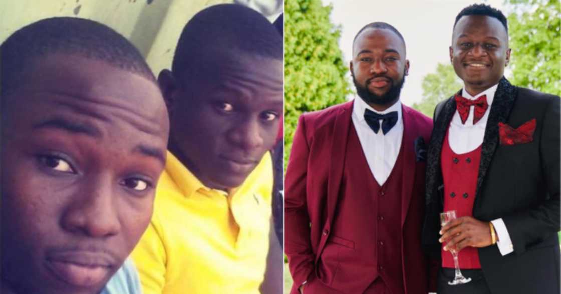Ghanaian man in US poses with long-time friend in 2014 and 2021 Ghanaian man in US poses with long-time friend in 2014 and 2021