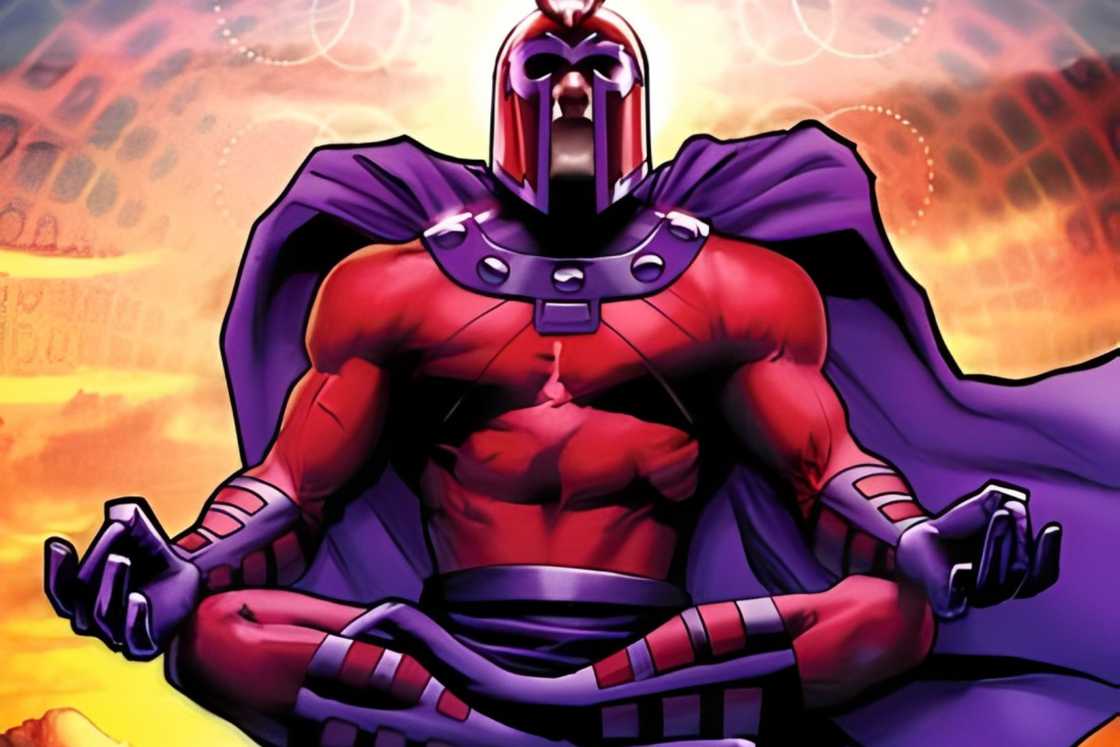 Magneto is meditating