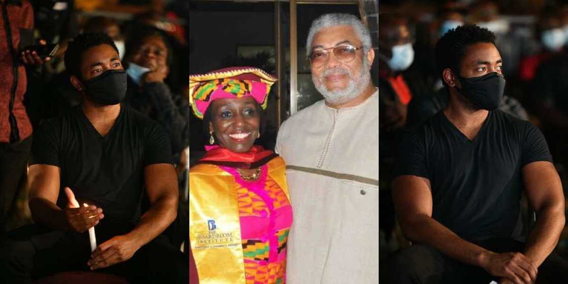 Kimathi Rawlings: Late JJ Rawlings' son gives presidential traits; Ghanaians tips him to succeed his father