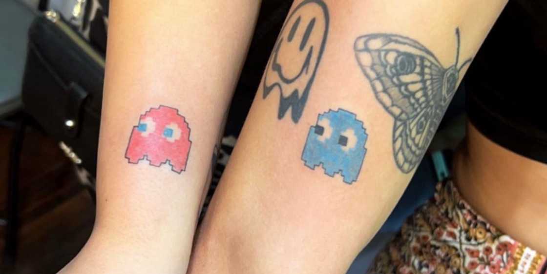 Matching pac-man & ghost Matching pac-man & ghost