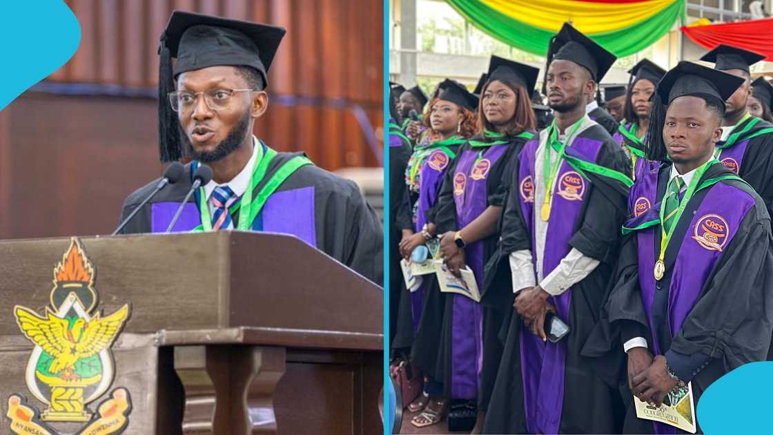 Graduation 2024, KNUST, Valedictorian, Distance Learning, Best student, Nathaniel Nkrumah. Graduation 2024, KNUST, Valedictorian, Distance Learning, Best student, Nathaniel Nkrumah.