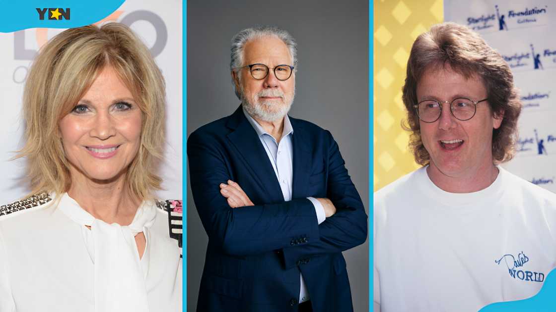 Markie Post (L), John Larroquette (M), and Harry Anderson (R) Markie Post (L), John Larroquette (M), and Harry Anderson (R)