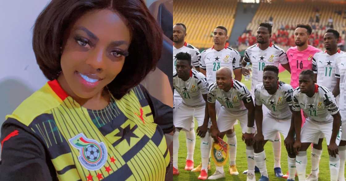 Nana Aba Anamoah mocks Black Stars after losing to Morocco Nana Aba Anamoah mocks Black Stars after losing to Morocco