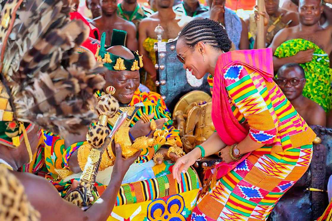 Zanetor Agyeman-Rawlings, Otumfuo, Zanetor Agyeman-Rawlings and Otumfuo, Asantehene, Kumasi, Ghana Zanetor Agyeman-Rawlings, Otumfuo, Zanetor Agyeman-Rawlings and Otumfuo, Asantehene, Kumasi, Ghana