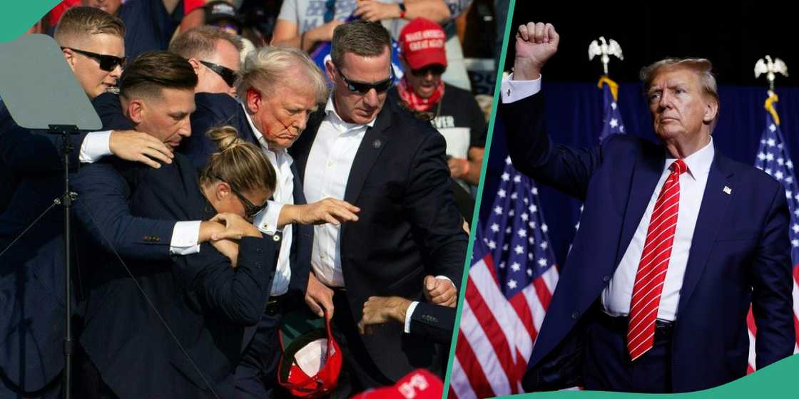 The video of the moment 20-year-old Thomas Matthew Crooks fired several shots at former US President Donald Trump has emerged and he was hit at the ear The video of the moment 20-year-old Thomas Matthew Crooks fired several shots at former US President Donald Trump has emerged and he was hit at the ear