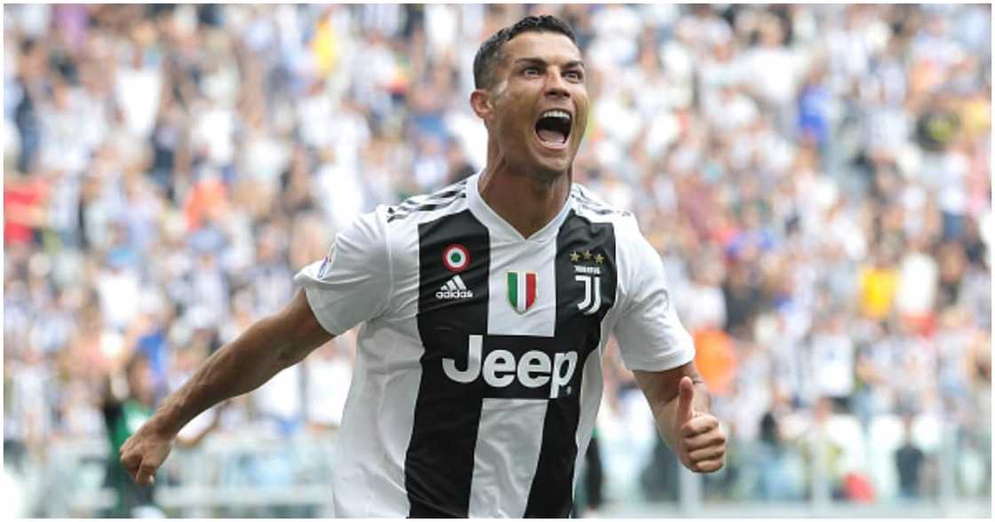 Cristiano Ronaldo celebrates after scoring for Juventus. Photo: Getty Images. Cristiano Ronaldo celebrates after scoring for Juventus. Photo: Getty Images.
