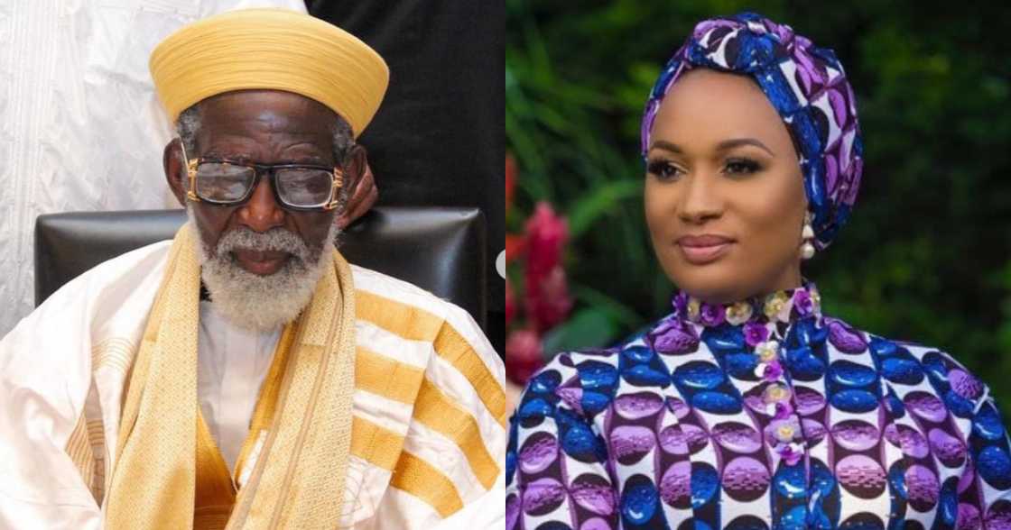 Sheikh Dr Osman Nuhu Sharabutu (L), Samira Bawumia (R)