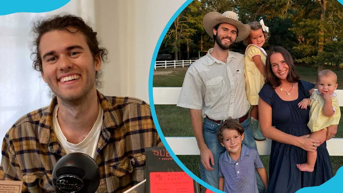 John Luke with his wife, Mary, and their three kids