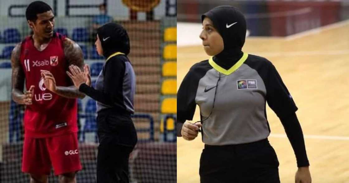 Sara Gamal will make a debut as a basketball coach at the Olympics in Tokyo. Photo: BBC News. Sara Gamal will make a debut as a basketball coach at the Olympics in Tokyo. Photo: BBC News.