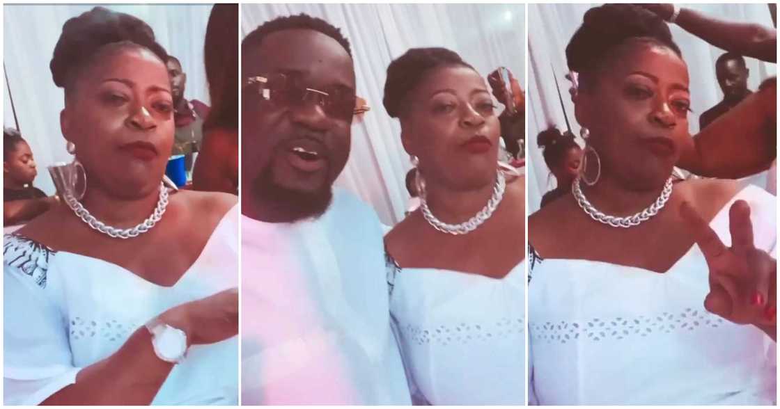 Sarkodie and auntie Sarkodie and auntie