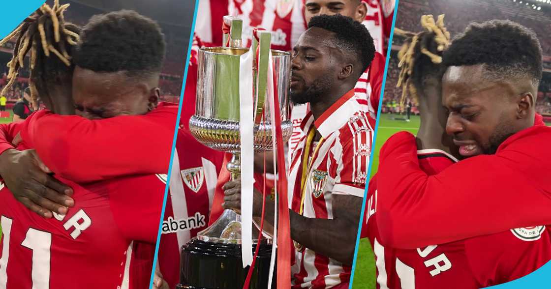 Iñaki Williams and his brother Nico Iñaki Williams and his brother Nico