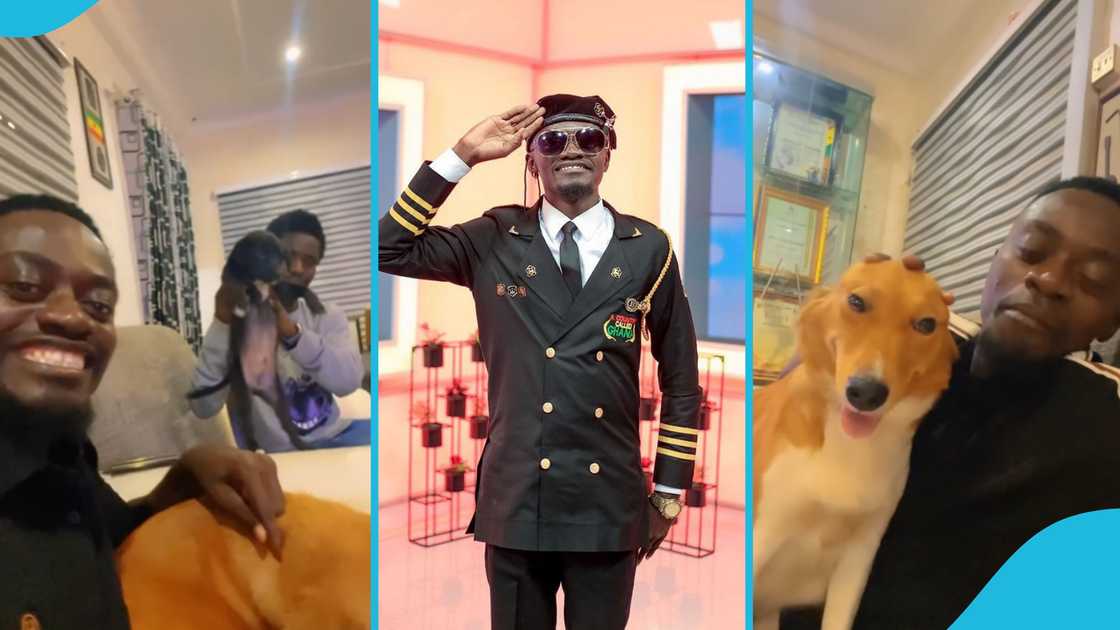 Lil Win, Ghanaian actor, Ghanaian movie stars, dogs, types of dogs, Instgaram, social media