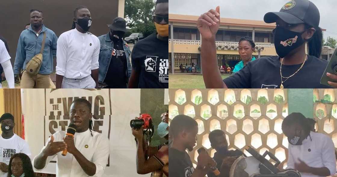 Stonebwoy organises free skills training workshop at Ashaiman (videos)