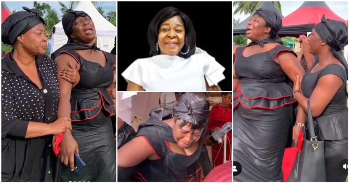 Gloria Sarfo, her late mum Madam Ophelia Yeboah, and loved ones