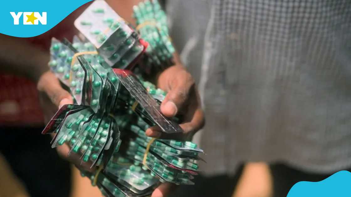 Packets of Tafrodol, Aveo, BBC, exposé, India, Farma, Aveo, Tamale, Tramadol, Opiod Packets of Tafrodol, Aveo, BBC, exposé, India, Farma, Aveo, Tamale, Tramadol, Opiod