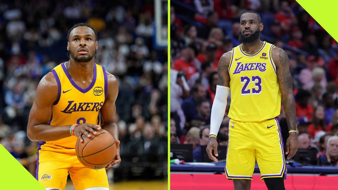 LeBron James and Bronny James will attempt to lead the Los Angeles Lakers to an NBA title