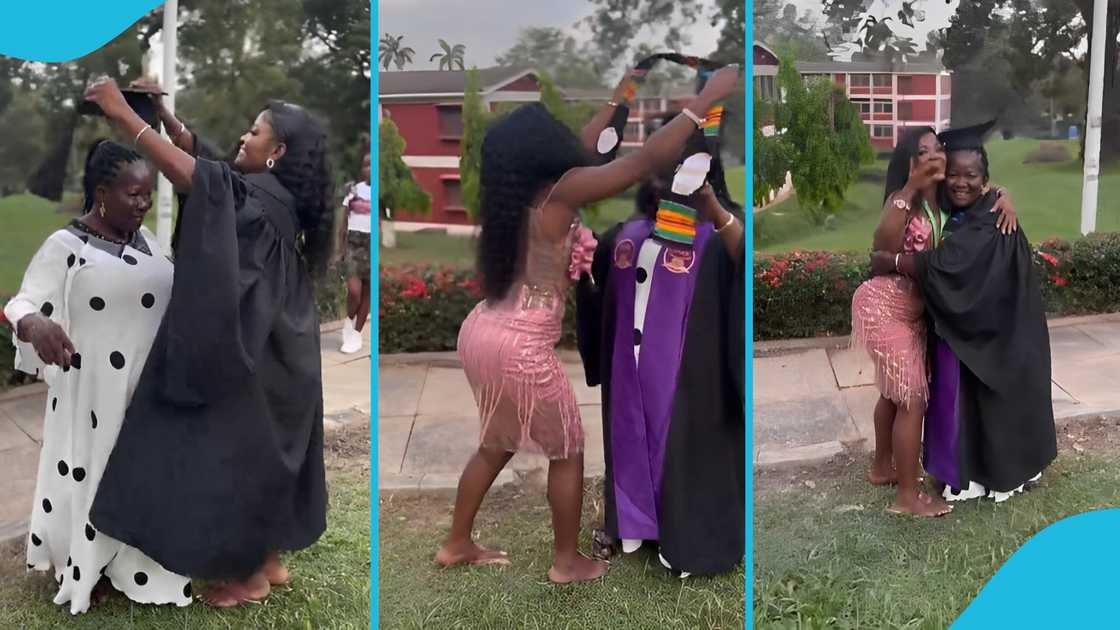 KNUST Graduation, Graduation 2024, Ghanaian Mother, Ghana University, Celebrate Mother, Mum, Ghanaian TikToker, Maame Sika, Obolo.