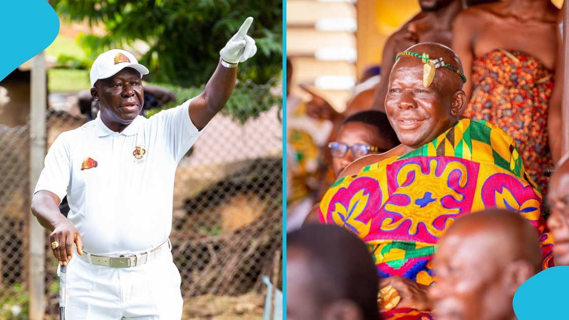 Otumfuo Osei Tutu II, Otumfuo, Asantehene, Play golf, Dag Heward Mills, Nana Danso Abbeam, Millenium Excellence Award. Otumfuo Osei Tutu II, Otumfuo, Asantehene, Play golf, Dag Heward Mills, Nana Danso Abbeam, Millenium Excellence Award.