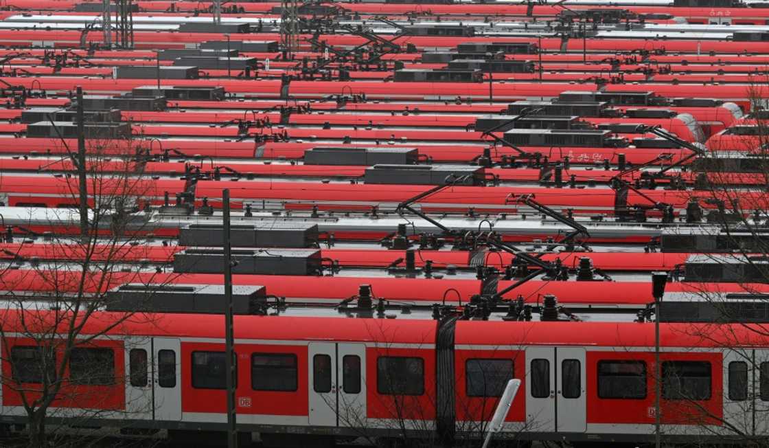 Germany's rail system was largely brought to a halt in a major strike at the end of March Germany's rail system was largely brought to a halt in a major strike at the end of March