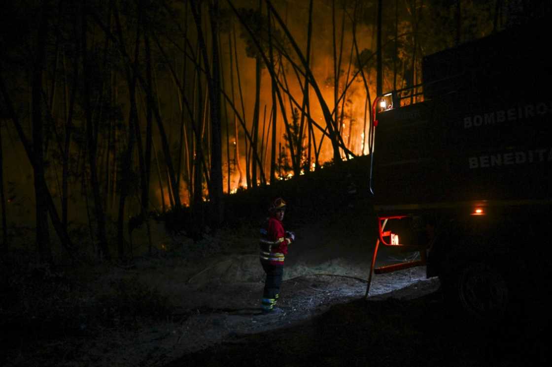 Firefighters brought Portugal's largest blaze in the central area of Ourem under control on Monday Firefighters brought Portugal's largest blaze in the central area of Ourem under control on Monday