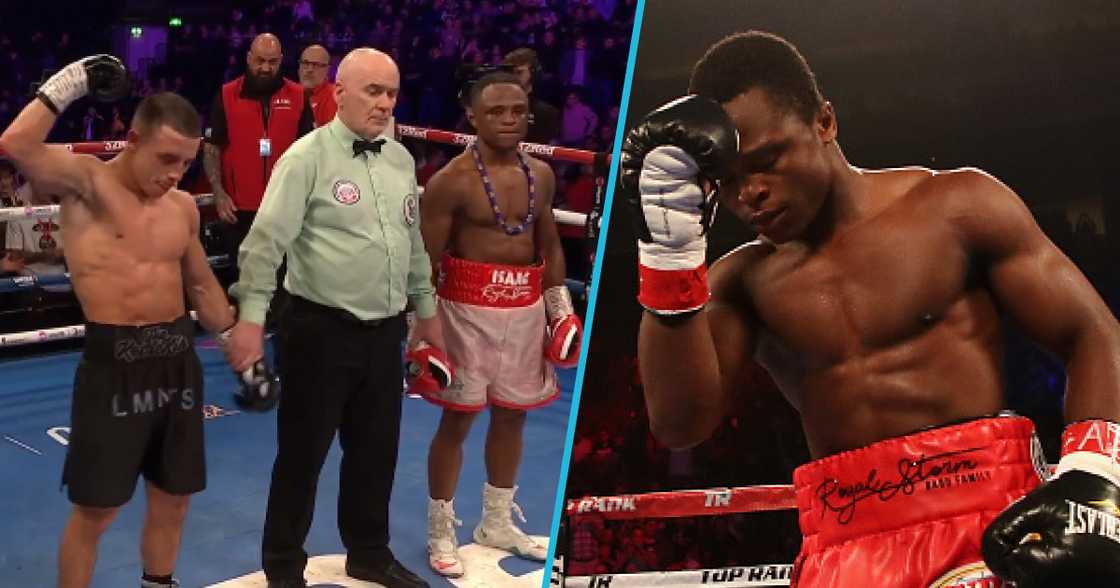 Photos of Isaac Dogboe and Nick Ball.