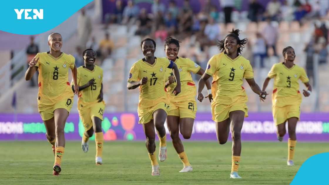 Ghana, Black Queens, Cynthia Konlan, Evelyn Badu, Algeria, 2024 WAFCON. Ghana, Black Queens, Cynthia Konlan, Evelyn Badu, Algeria, 2024 WAFCON.