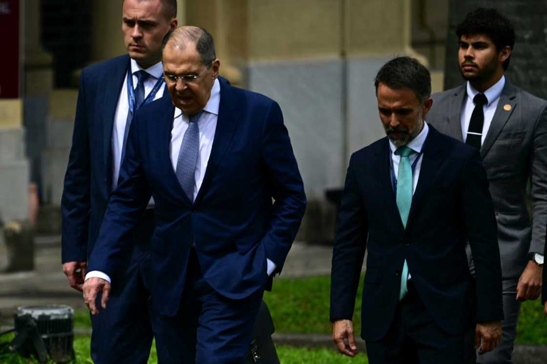 Russia's Foreign Minister Sergei Lavrov is attending a meeting of ministers from the BRICS grouping in Rio de Janeiro Russia's Foreign Minister Sergei Lavrov is attending a meeting of ministers from the BRICS grouping in Rio de Janeiro