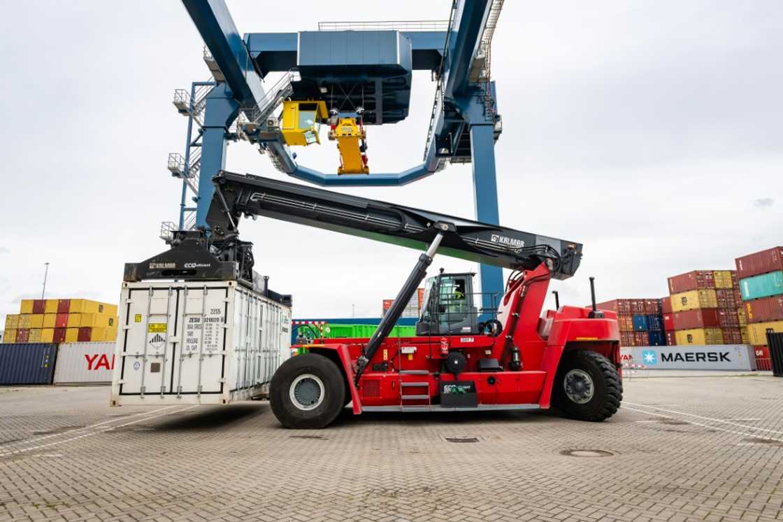 The batteries weigh 30 tonnes