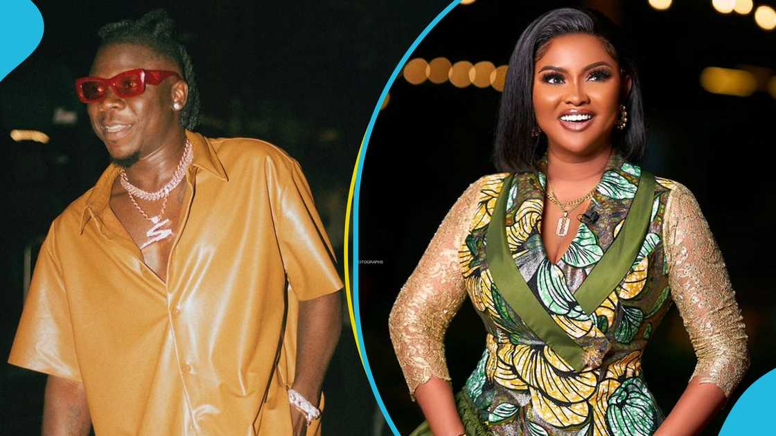 Stonebwoy, Nana Ama McBrown, Stonebwoy and Nana Ama McBrown, Nana Ama McBrown's ambassadorial deal, Ghandour Cosmetics, Ghanaian celebrities Stonebwoy, Nana Ama McBrown, Stonebwoy and Nana Ama McBrown, Nana Ama McBrown's ambassadorial deal, Ghandour Cosmetics, Ghanaian celebrities