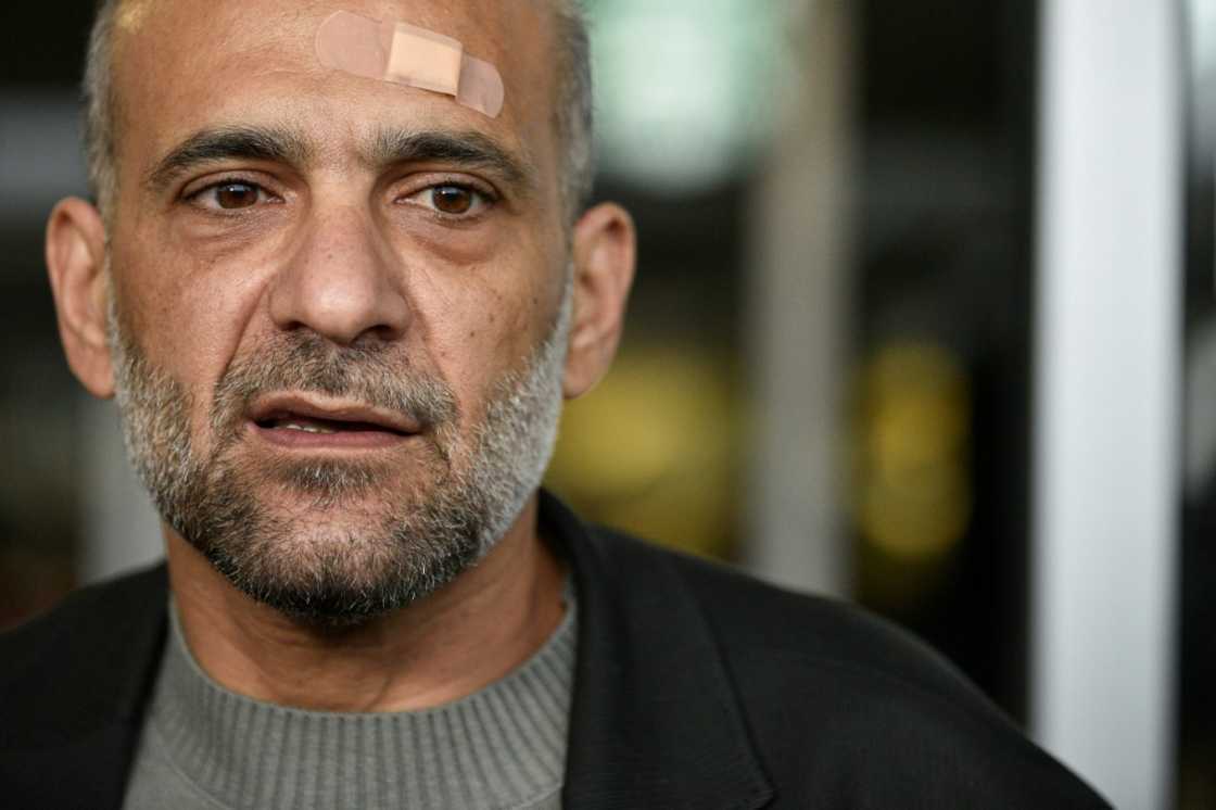 Palestinian activist Ramy Shaath, pictured at Roissy-Charles de Gaulle airport in France on January 8, 2022 Palestinian activist Ramy Shaath, pictured at Roissy-Charles de Gaulle airport in France on January 8, 2022