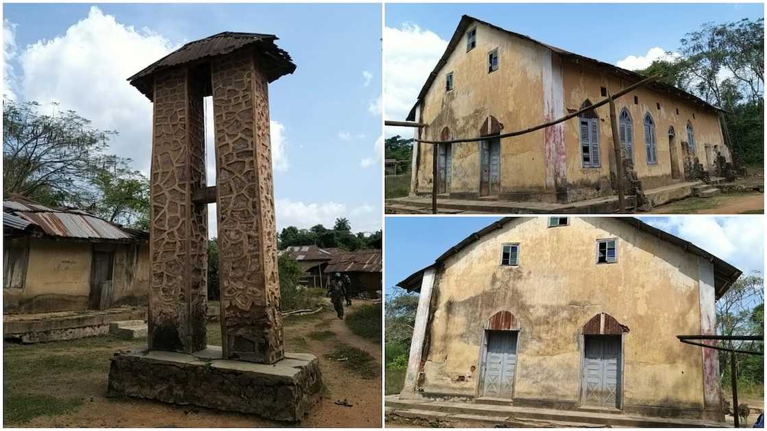 Old architectual design of villlage church building get people talking Old architectual design of villlage church building get people talking