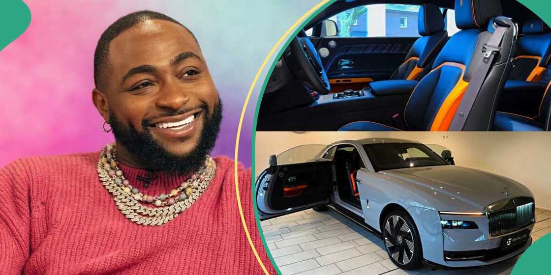 Davido's new Rolls Royce trends.