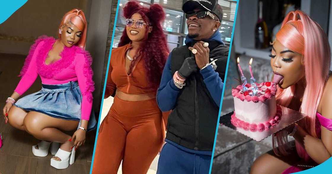 Shatta Wale and his lover Maali. Shatta Wale and his lover Maali.