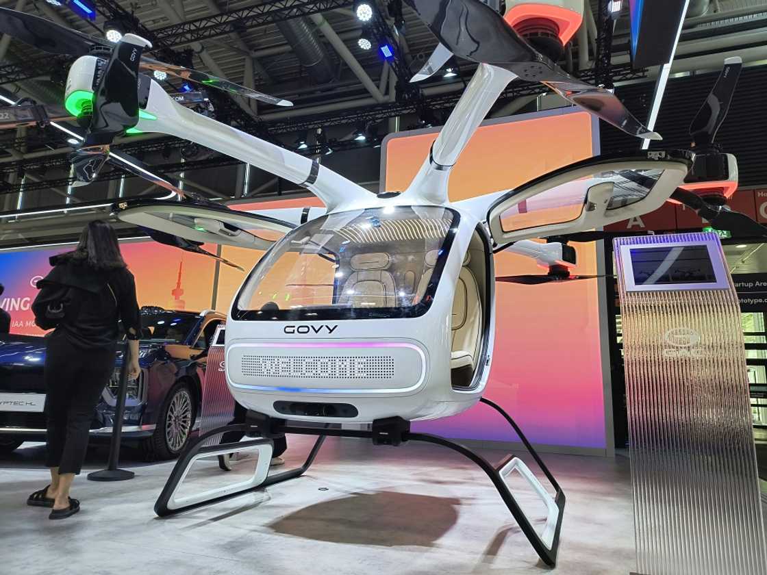 The Govy AirCab two-seater electric 'flying car', made by a subsidiary of Chinese carmaker GAC The Govy AirCab two-seater electric 'flying car', made by a subsidiary of Chinese carmaker GAC