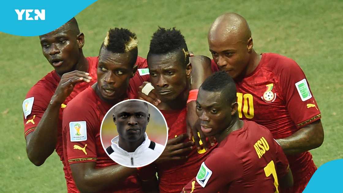 Rashid Sumaila sat out Ghana vs Germany 2014 World Cup match on June 21, 2014. The ex-Black Stars defender is one of the respected footballpreneurs in Ghana Rashid Sumaila sat out Ghana vs Germany 2014 World Cup match on June 21, 2014. The ex-Black Stars defender is one of the respected footballpreneurs in Ghana