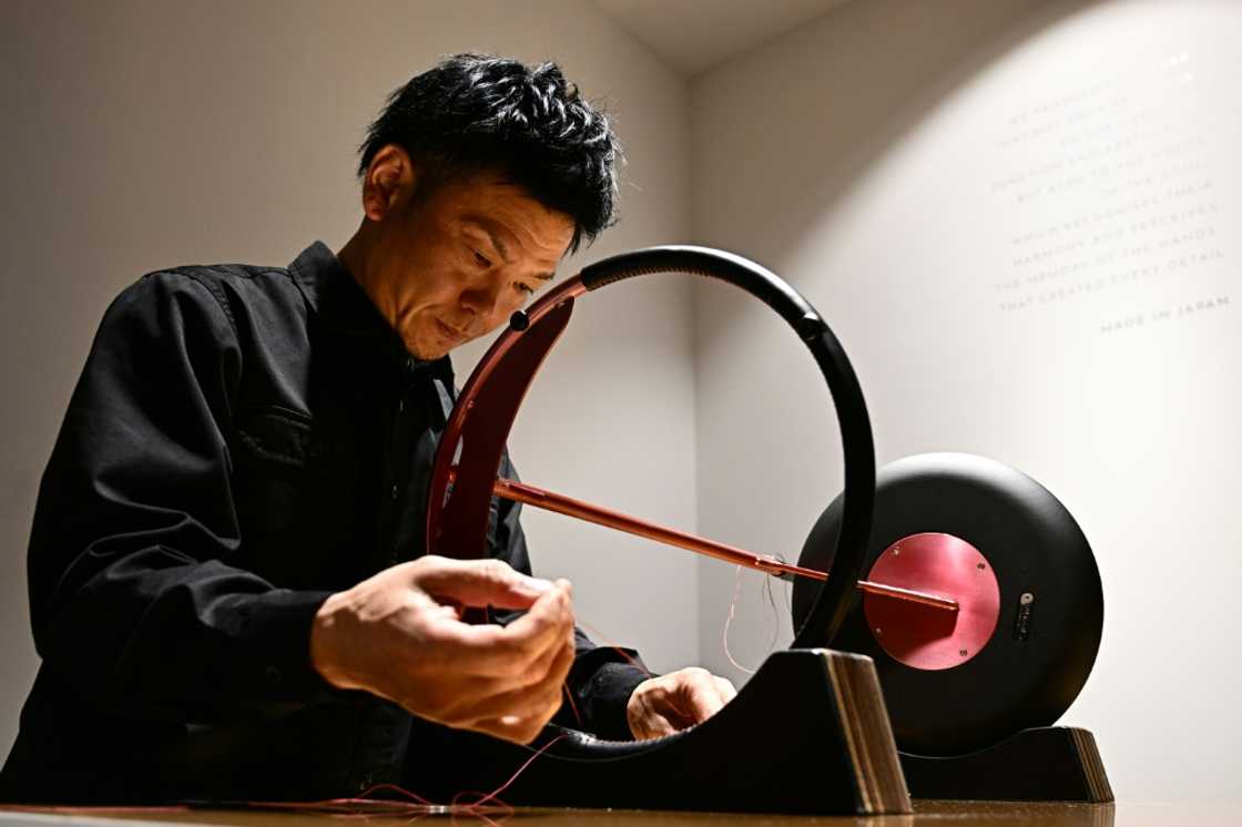 A Japanese artisan works on a piece for Japanese brand Ritzwell A Japanese artisan works on a piece for Japanese brand Ritzwell