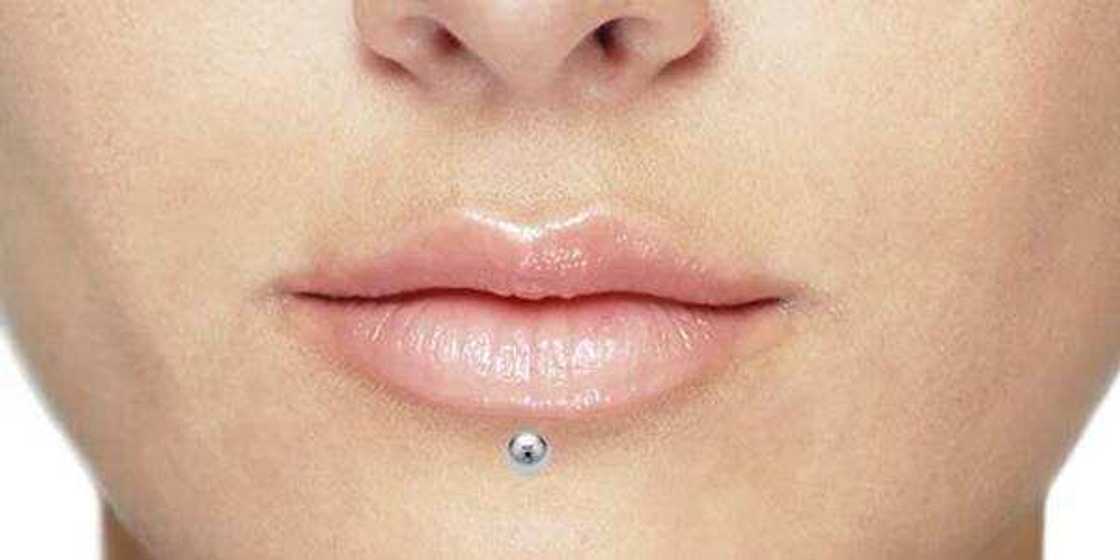 Facial piercings