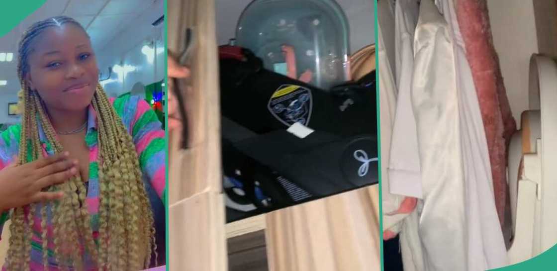 Reactions as lady shares video of items her friend saw in her new lover's wardrobe Reactions as lady shares video of items her friend saw in her new lover's wardrobe