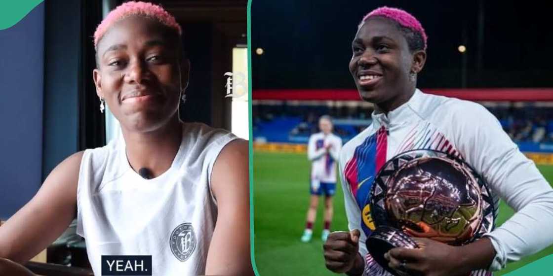 Video as Asisat Oshoala talks 5 personal things about herself Video as Asisat Oshoala talks 5 personal things about herself