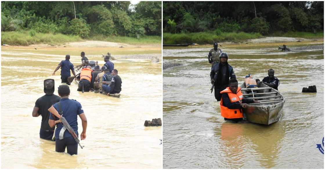 Ghana police river Ghana police river