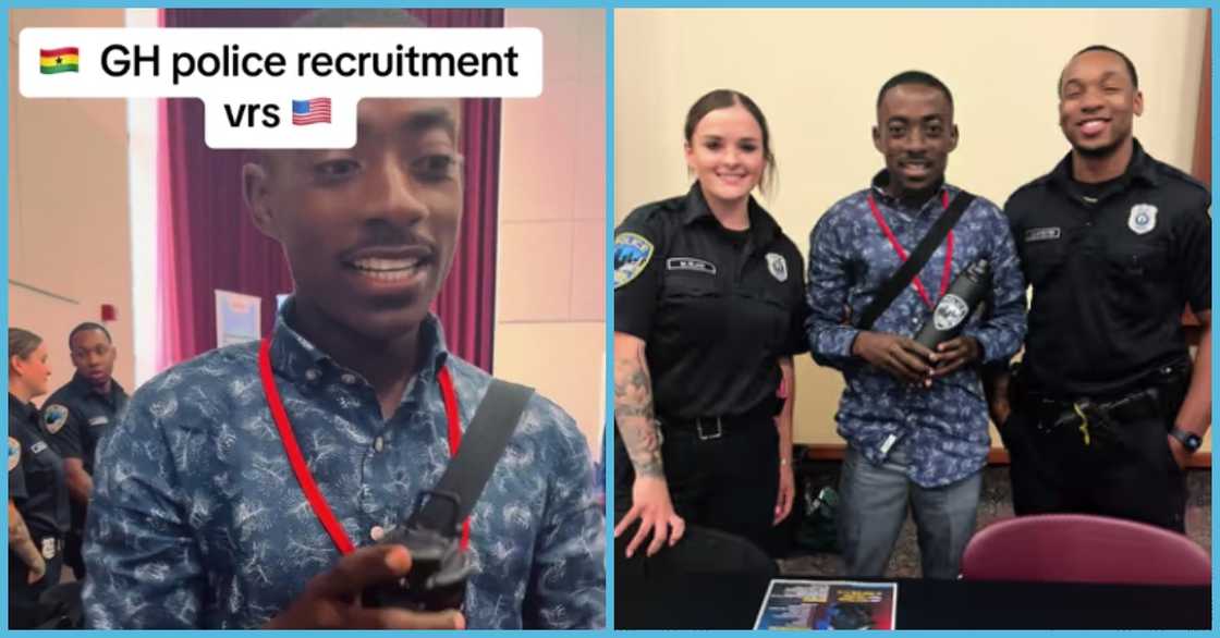 Prophakwa man at police recruitment in US Prophakwa man at police recruitment in US